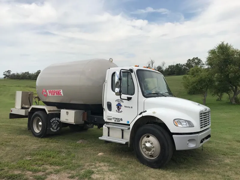 A photo of a Freight Liner with the Rough Riders Logo on the door